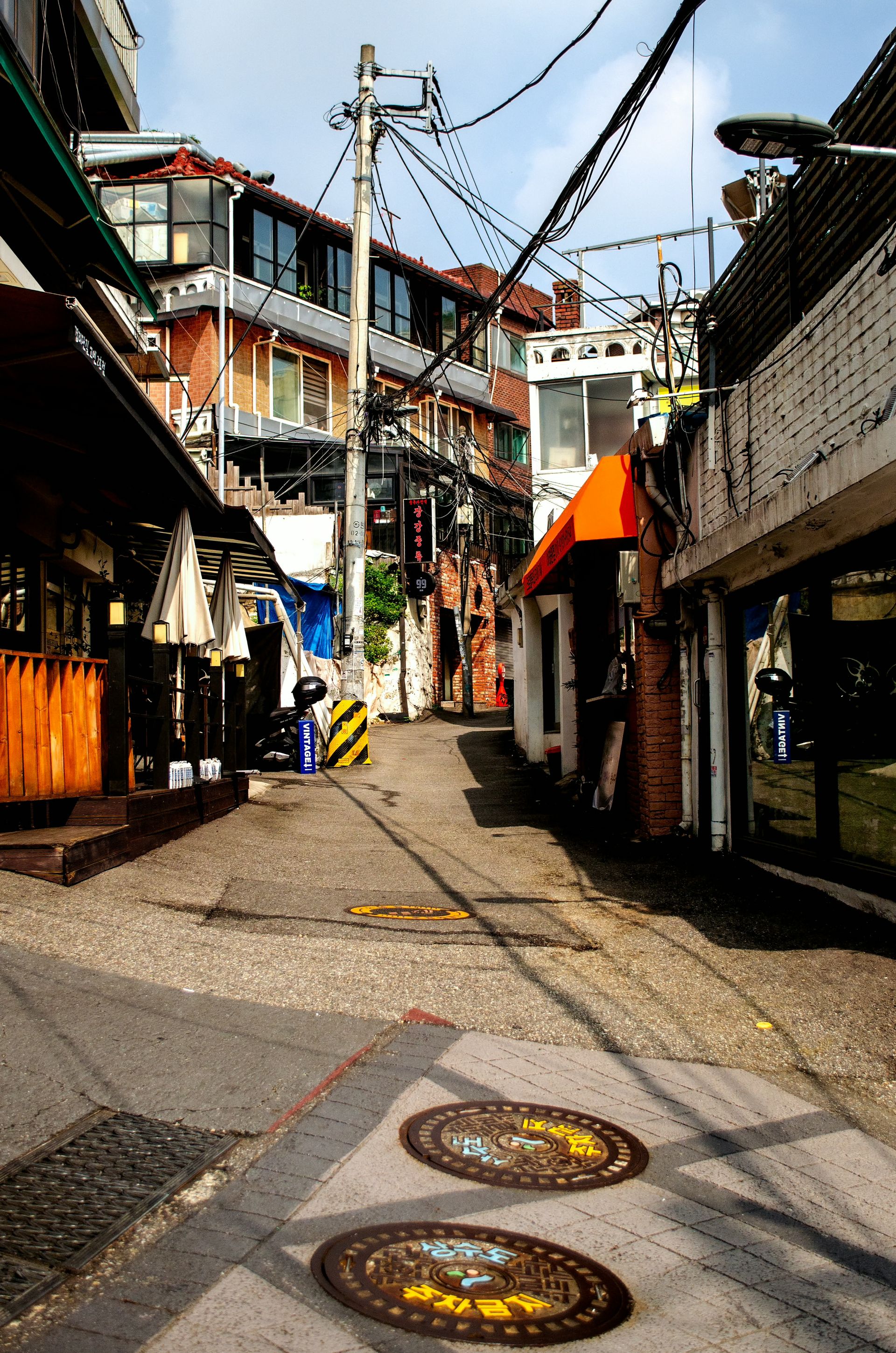 梨泰院的街道与店铺