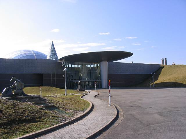 Exterior of the Fukui Prefectural Dinosaur Museum, Japan