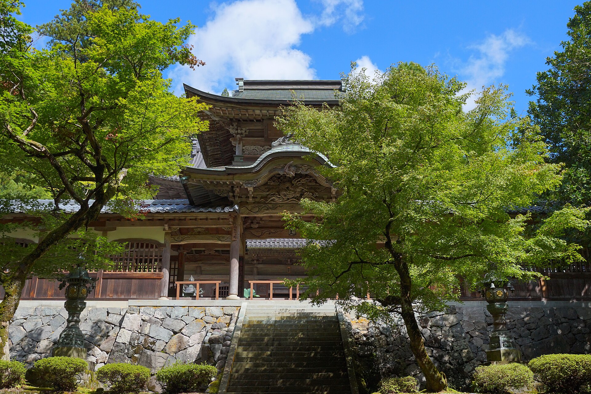 永平寺 中雀門(福井県永平寺町)