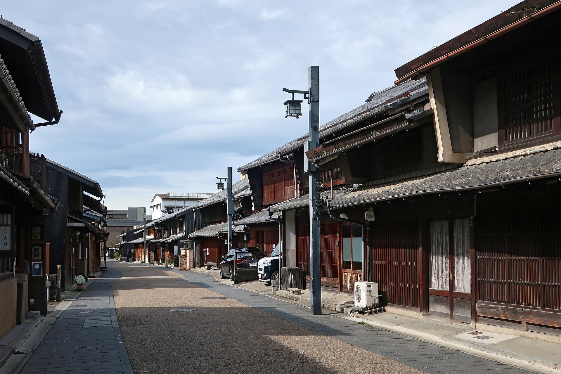 Kawaramachi in Gifu City, Gifu Prefecture, Japan.