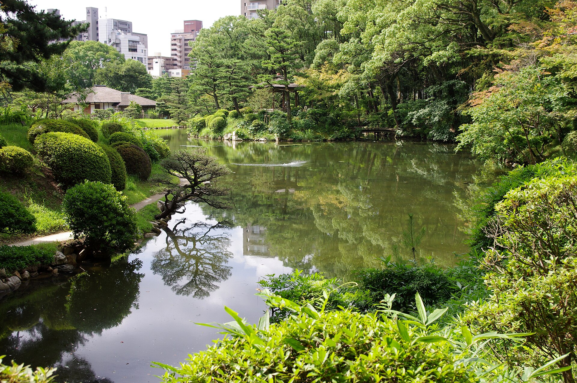 Shukkei-en Garden in the city of Hiroshima