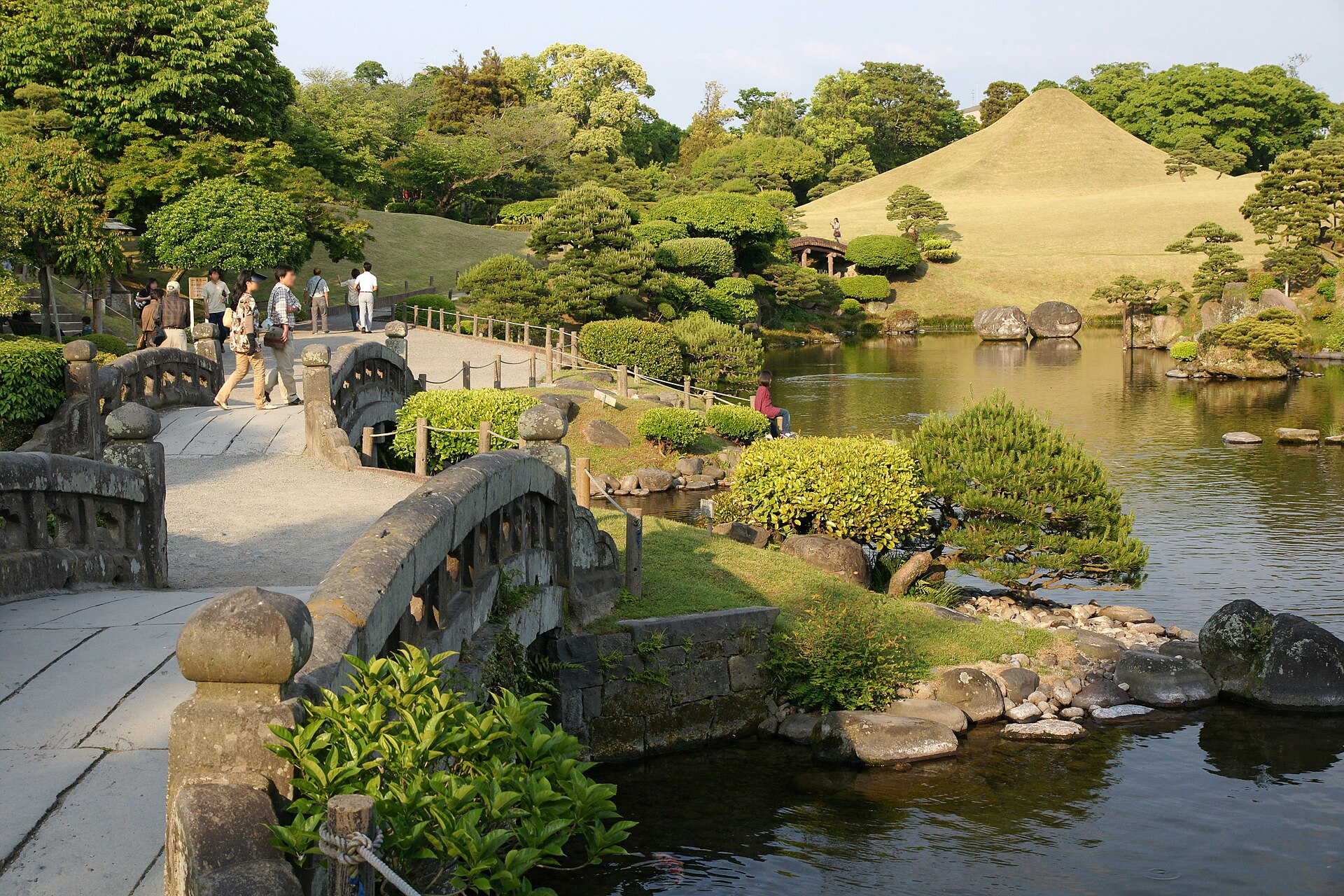 Suizenji-jojuen, Kumamoto, Kumamoto prefecture, Japan